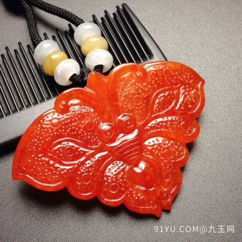 红翡 蝴蝶 翡翠