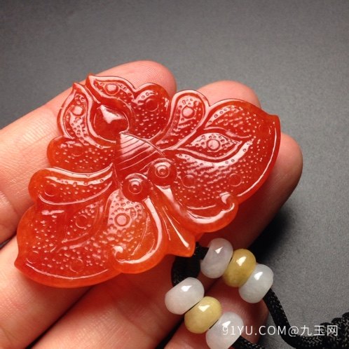 红翡 蝴蝶 翡翠