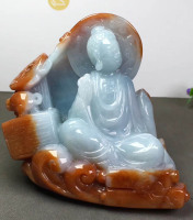 【大日如来】糯种黄翡小摆件
