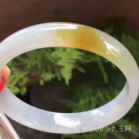 黄翡冰糯种手镯（正圈58.3mm）