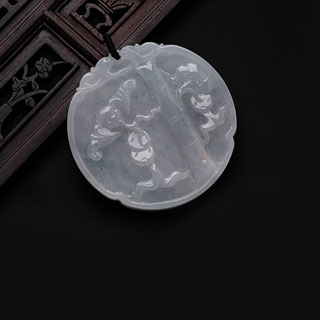 翡翠鹤鹿回春的寓意是什么