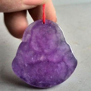紫色翡翠逍遥佛的寓意