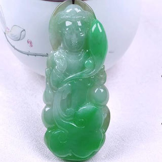 糯种翡翠a货观音价格
