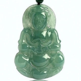 翡翠a货观音挂件价格