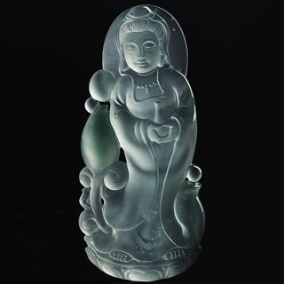 翡翠观音挂件a货价格