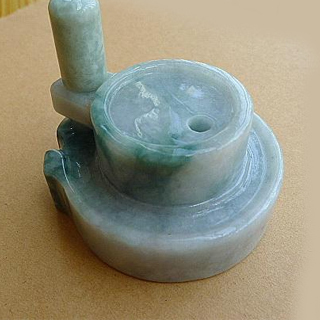 翡翠小石磨如何摆放