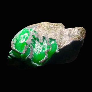 达摩坎翡翠原石特点
