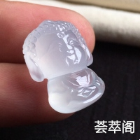 冰种宝宝佛吊坠，完美通透尺寸21*15*8，价格