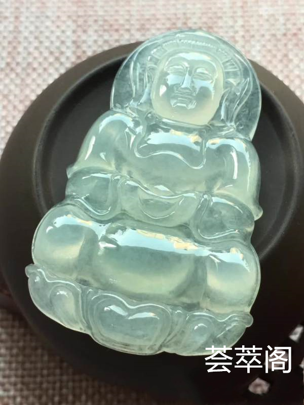 o冰晴底观音 尺寸47.8/27.5/7,冰透 釉洁 起胶 完美，结缘