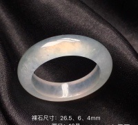  特惠杀价[色]‼冰种【雪舞】戒指～1玉色冰纯、细润起莹、完美冰凝，玉质光如灯泛，璀璨光芒，于晴空下、月色里分外美妍，优雅气质～特惠别百搭的一款[爱心]极具性价比                