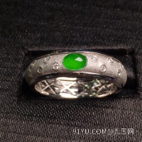新货，转运戒指，色阳完美水润裸石4.2*3.2*3直径16.7可转动特惠价不议退    
