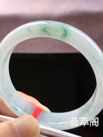 特惠，圈口56.5，正圈手镯，飘兰花，玉质细腻水润，性价比高，完美，尺寸56.5-12.4-7.2mm    