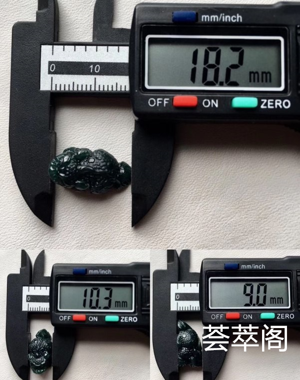 特惠P1-3：【墨翠招财貔貅】新货！  老坑高冰   极品墨翠   黑度极黑   极品帝王绿底色     种老起胶    冰透无比    性价比超高  （翡翠中最神秘的墨翠，低调奢华有内涵）❗❗