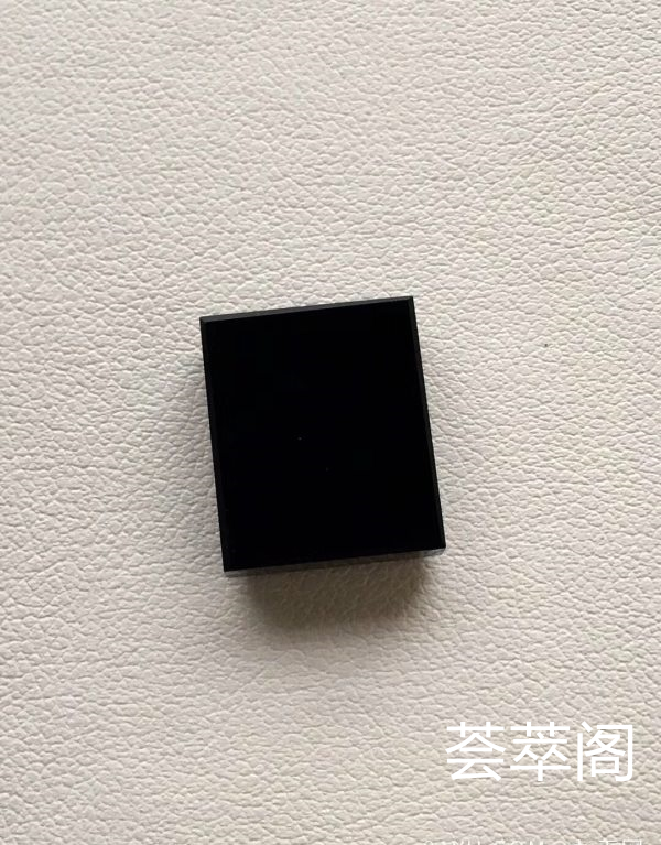 性价比超高W614-1：【墨翠长方形戒面】新货！  厚装饱满  老坑高冰   极品墨翠   黑度种水都是极品中上上品    冰透无比   种老起胶     品质极高   性价比超高 （翡翠中最神秘的墨翠，低调奢华