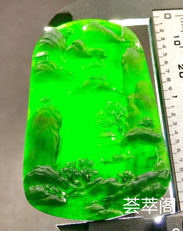 特惠：【墨翠山水牌】新货！ 老坑高冰   极品墨翠   黑度够黑   极品帝王绿底色     种老起胶    冰透无比    性价比超高  （翡翠中最神秘的墨翠，低调奢华有内涵）❗❗