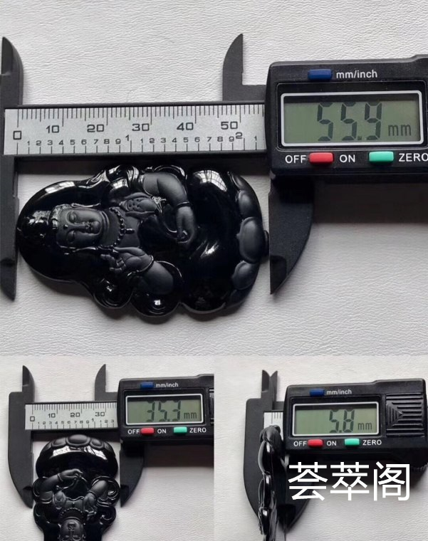 特惠：【墨翠立体观音】新货！  老坑高冰   极品墨翠   黑度极黑    极品帝王绿底色      冰透无比   种老起胶     品质极高   性价比超高 （翡翠中最神秘的墨翠，低调奢华有内涵）❗❗