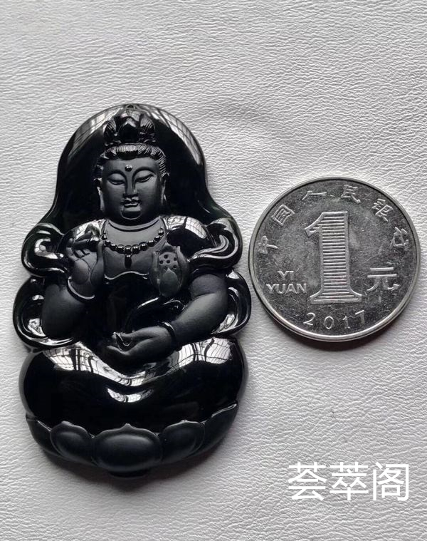 特惠：【墨翠立体观音】新货！  老坑高冰   极品墨翠   黑度极黑    极品帝王绿底色      冰透无比   种老起胶     品质极高   性价比超高 （翡翠中最神秘的墨翠，低调奢华有内涵）❗❗