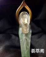 迷时靠师度悟时要自度持珠观音大尺寸开